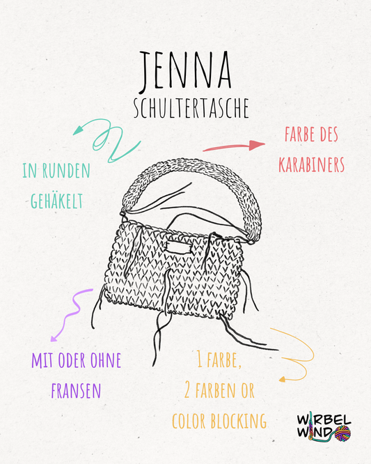 JENNA Schultertasche Sonderanfertigung